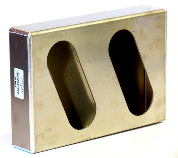 Aluminum Double Angle Oval Light Box - LH