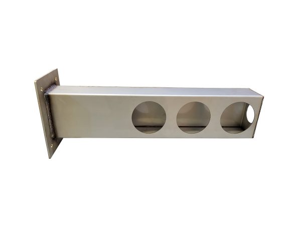 Stainless Steel Triple Tail Light Box With Mounting Base