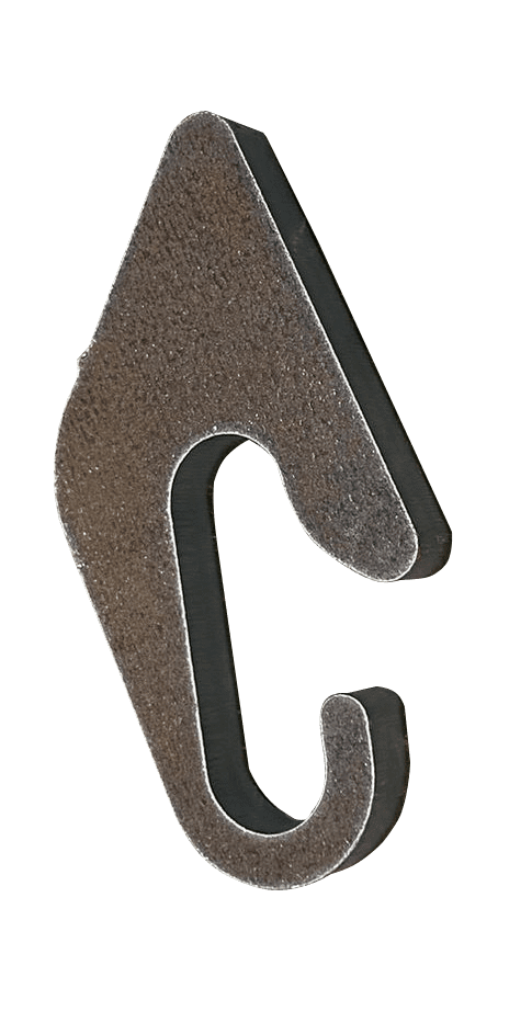 C-Hook, 1/2 Inch, Weld-On