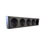 Quintuple 4 Inch Round Tail / Signal Light Box