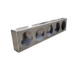 Aluminum Quintuple 4 Inch Round Tail / Signal Light Box