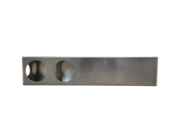 Aluminum Double Tail Light Box With Side Marker, 28"