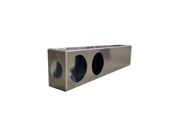 Aluminum Double Tail Light Box With Side Marker, 28"
