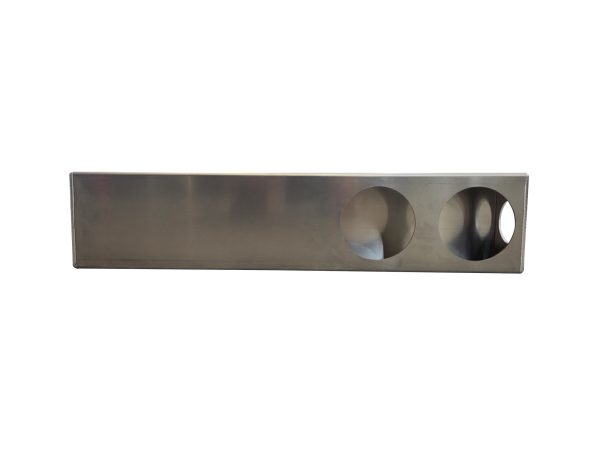 Aluminum Double Tail Light Box With Side Marker, 28"