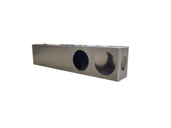 Aluminum Double Tail Light Box With Side Marker, 28"