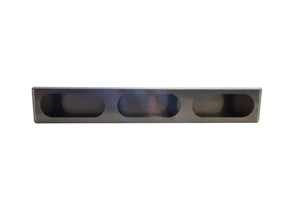 Aluminum Triple Oval Light Box - 4 Inch Depth