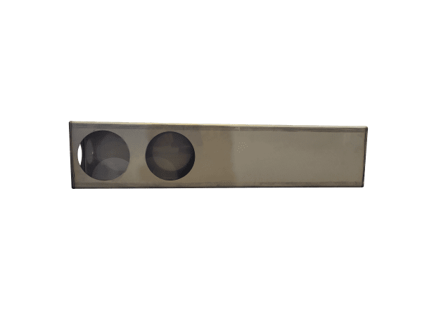 Stainless Steel Double Tail Light Box With Side Marker, 28"