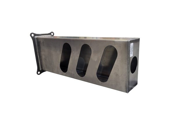 Triple Angle Oval Light Box - RH with Marker Light Hole and Mounting Plate