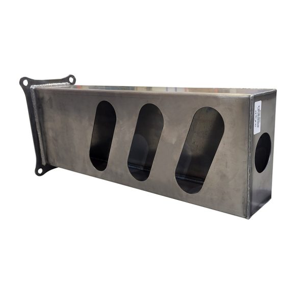 Triple Angle Oval Light Box - RH with Marker Light Hole and Mounting Plate