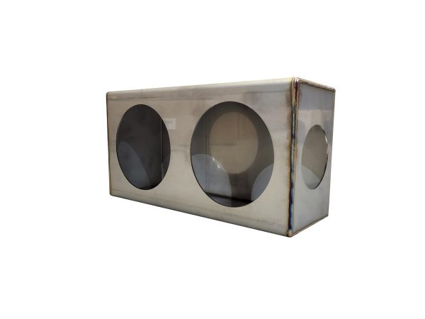 Stainless Steel Double Tail Light Box With Side Marker